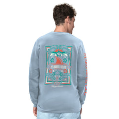Houston Texans Margaritaville Five O'Clock Henley Long Sleeve T-Shirt - Light Blue sale