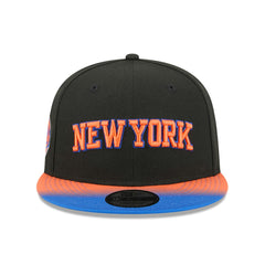 New York Knicks Jersey Hook Statement Edition 9FIFTY Snapback Hat - Black/Blue | New Era discount