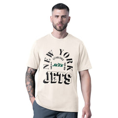New York Jets MSX by Michael Strahan Whiteout Vintage T-Shirt - White for sale