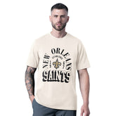 New Orleans Saints MSX by Michael Strahan Whiteout Vintage T-Shirt - White online