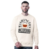 Washington Commanders MSX by Michael Strahan Whiteout Tri-Blend Sweatshirt - White on sale
