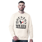 Houston Texans MSX by Michael Strahan Whiteout Tri-Blend Sweatshirt - White outlet