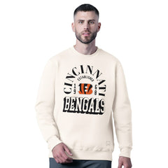 Cincinnati Bengals MSX by Michael Strahan Whiteout Tri-Blend Sweatshirt - White cheap