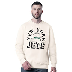 New York Jets MSX by Michael Strahan Whiteout Tri-Blend Sweatshirt - White on sale