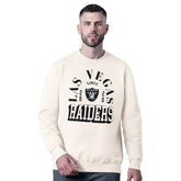 Las Vegas Raiders MSX by Michael Strahan Whiteout Tri-Blend Sweatshirt - White discount