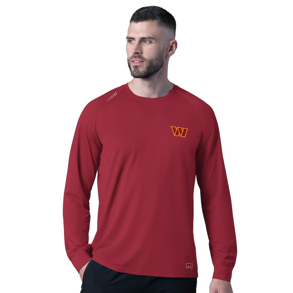 Washington Commanders MSX by Michael Strahan Forward Long-Sleeve T-Shirt - Burgundy for sale