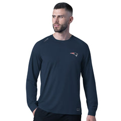 New England Patriots MSX by Michael Strahan Forward Long-Sleeve T-Shirt - Navy discount