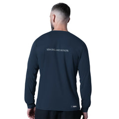 New England Patriots MSX by Michael Strahan Forward Long-Sleeve T-Shirt - Navy discount