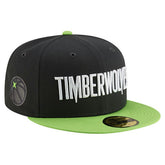 Minnesota Timberwolves Statement Edition Jersey Hook 59Fifty Fitted Hat - Charcoal | New Era discount