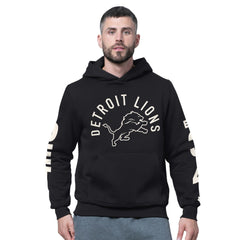 Detroit Lions Starter Handoff Fleece Hoodie Sweatshirt - Black online