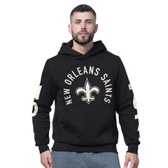 New Orleans Saints Starter Handoff Fleece Hoodie Sweatshirt - Black online