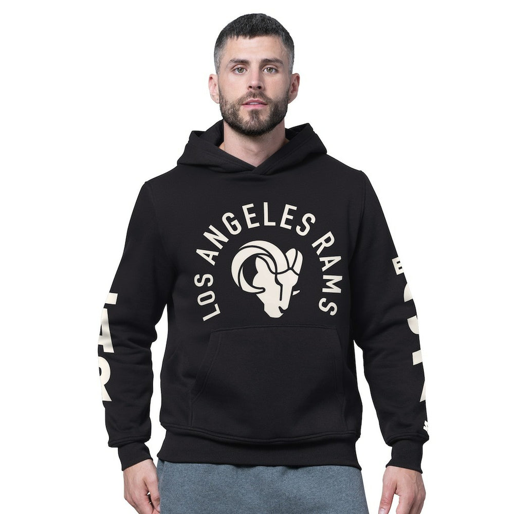 Los Angeles Rams Starter Handoff Fleece Hoodie Sweatshirt - Black for sale