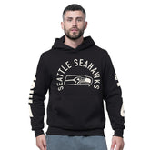 Seattle Seahawks Starter Handoff Fleece Hoodie Sweatshirt - Black outlet