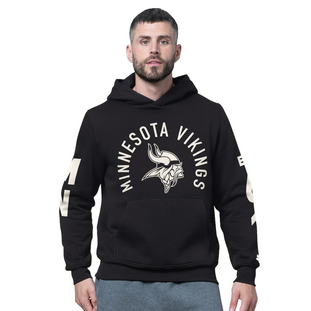 Minnesota Vikings Starter Handoff Fleece Hoodie Sweatshirt - Black online