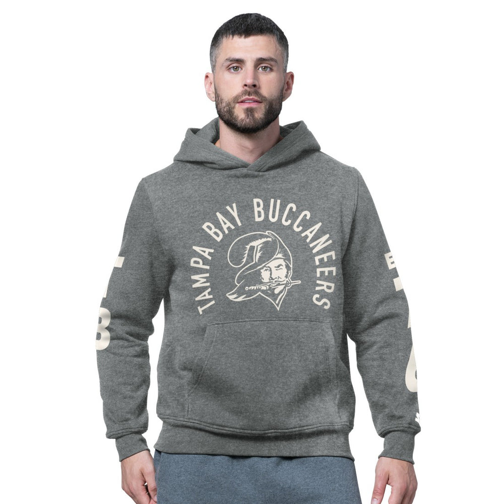 Tampa Bay Buccaneers Starter Handoff Vintage Logo Fleece Hoodie Sweatshirt - Charcoal online