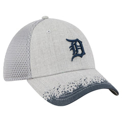 Detroit Tigers Visor Paint Splatter 39THIRTY Flex Hat - Gray | New Era