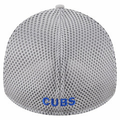 Chicago Cubs Visor Paint Splatter 39THIRTY Flex Hat - Gray | New Era
