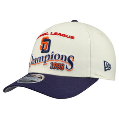 San Diego Padres World Series 9FORTY M-Crown A-Frame Adjustable Hat - Cream/Navy | New Era