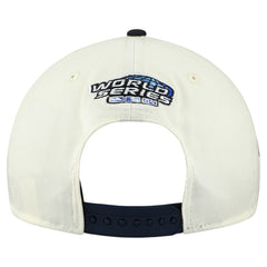 Boston Red Sox World Series 9FORTY M-Crown A-Frame Adjustable Hat - Cream/Navy | New Era