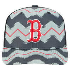 Boston Red Sox Aztec Denim 9SEVENTY Adjustable Hat - Denim/Navy | New Era