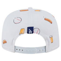 Los Angeles Dodgers Team Cheer Rope 19TWENTY Adjustable Hat - White | New Era