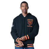 Chicago Bears G-III Sports by Carl Banks Power Forward Commemorative Full-Zip Hooded Jacket - Navy sale