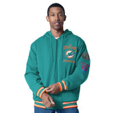 Miami Dolphins G-III Sports by Carl Banks Power Forward Commemorative Full-Zip Hooded Jacket - Aqua sale