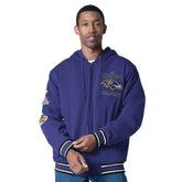 Baltimore Ravens G-III Sports by Carl Banks Power Forward Commemorative Full-Zip Hooded Jacket - Purple outlet