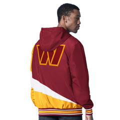 Washington Commanders G-III Sports by Carl Banks Dual Threat Reversable Full-Zip Hooded Jacket - Burgundy/Charcoal on sale