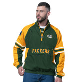Green Bay Packers Starter Prospect Half-Zip Pullover - Green discount