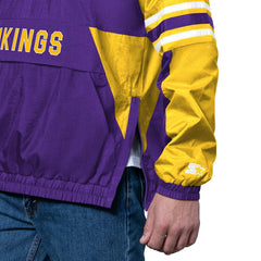 Minnesota Vikings Starter Prospect Half-Zip Pullover - Purple cheap