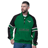 Philadelphia Eagles Starter Vintage Logo Prospect Half-Zip Pullover - Kelly Green cheap