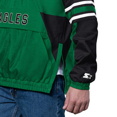 Philadelphia Eagles Starter Vintage Logo Prospect Half-Zip Pullover - Kelly Green cheap