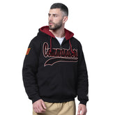 Washington Commanders Starter Big Shot Full-Zip Double Hoodie - Black sale