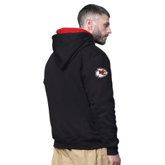 Kansas City Chiefs Starter Big Shot Full-Zip Double Hoodie - Black outlet