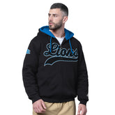 Detroit Lions Starter Big Shot Full-Zip Double Hoodie - Black for sale