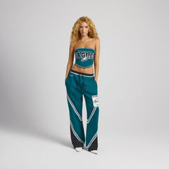 Philadelphia Eagles Off Season x NFL Women's Fleece Corset - Dark Green discount