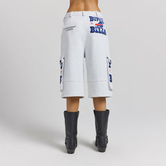 Buffalo Bills Off Season x NFL Women's Fleece Cargo Shorts - Heather Gray online