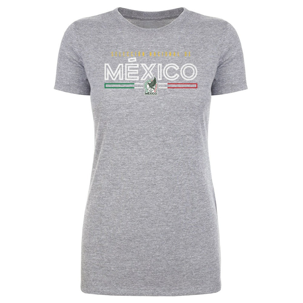 Mexico National Team 500 Level Women's Inline T-Shirt - Heather Gray for sale