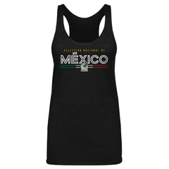 Mexico National Team 500 Level Women's Inline Tri-Blend Racerback Tank Top - Black online
