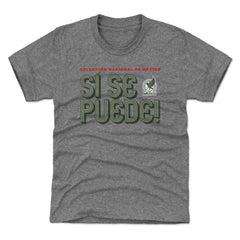 Mexico National Team 500 Level Youth Si Se Puede Inline Bold T-Shirt - Gray online