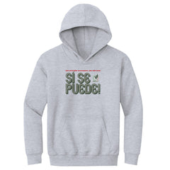 Mexico National Team 500 Level Youth Si Se Puede Inline Bold Pullover Hoodie - Gray shop