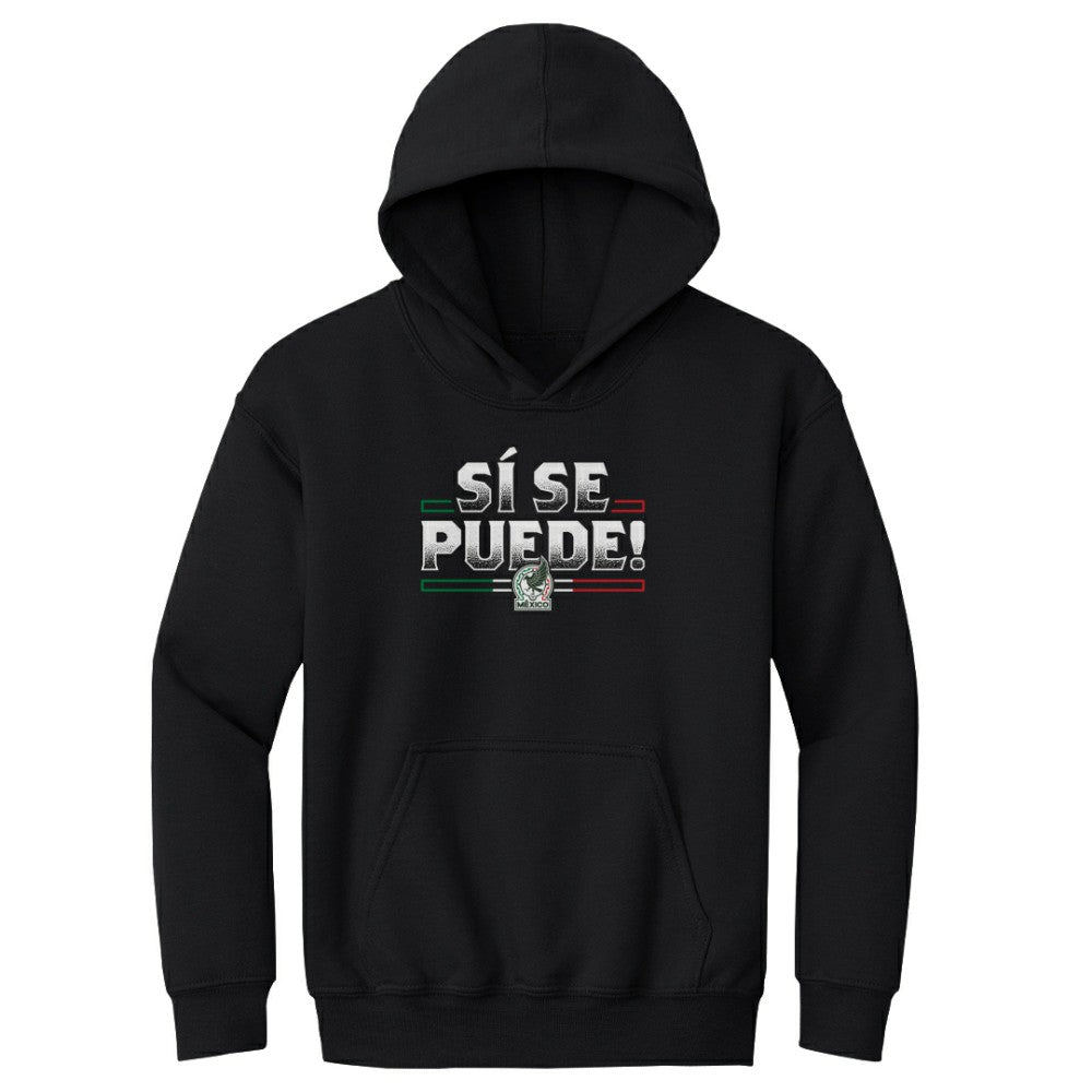 Mexico National Team 500 Level Youth Si Se Puede Pullover Hoodie - Black cheap