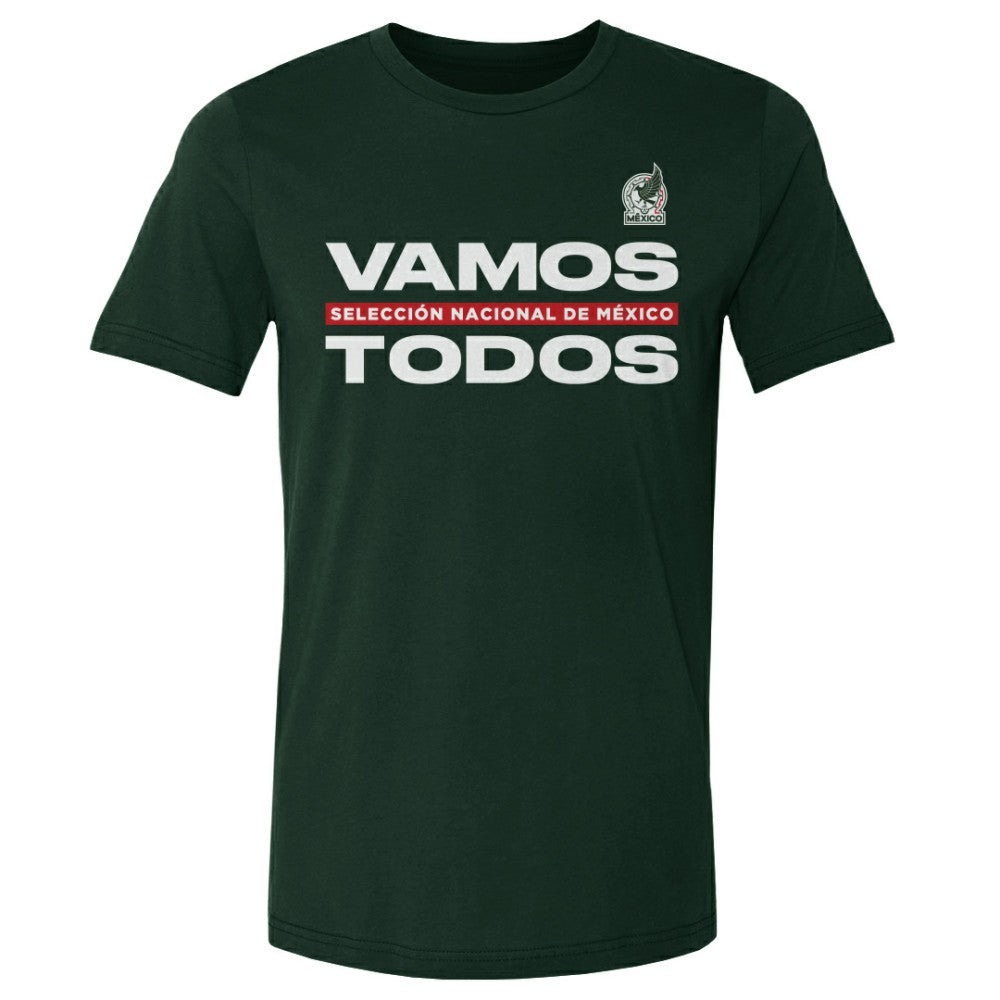 Mexico National Team 500 Level Vamos Todos Cotton T-Shirt - Forest Green online