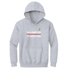 Mexico National Team 500 Level Youth Vamos Todos Pullover Hoodie - Gray on sale