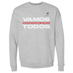 Mexico National Team 500 Level Vamos Todos Crewneck Sweatshirt - Heather Gray sale