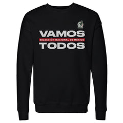 Mexico National Team 500 Level Vamos Todos Crewneck Sweatshirt - Black on sale