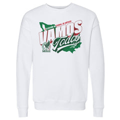 Mexico National Team 500 Level Vamos Todos Country Crewneck Sweatshirt - White online