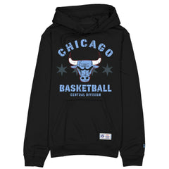 Chicago Bulls 2025/26 City Edition Fleece Hoodie - Black | New Era sale