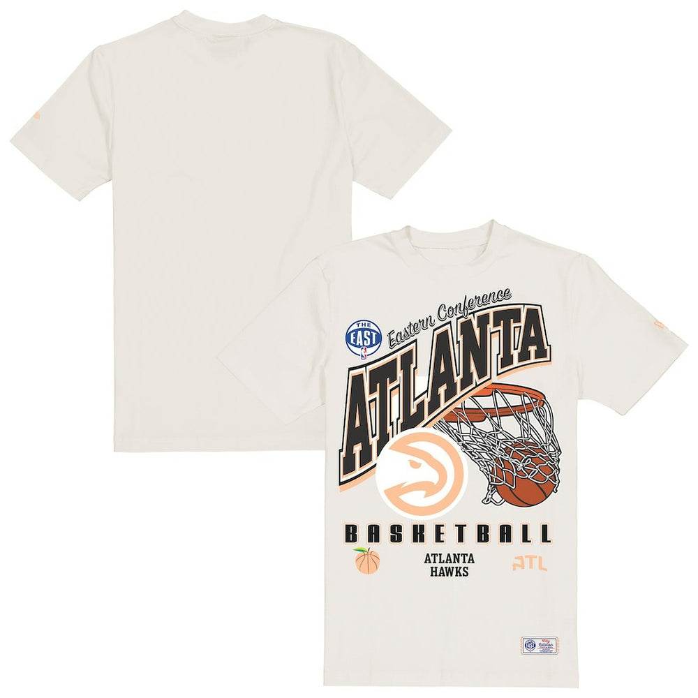 Atlanta Hawks Oversized City Edition Remix Vintage T-Shirt - Cream | New Era outlet